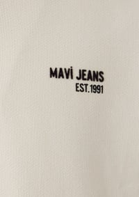 Mavi MAVİ JEANS HALF ZIP SWEATSHIRT Bej Bej Erkek Sweatshirt M0S10678-70072