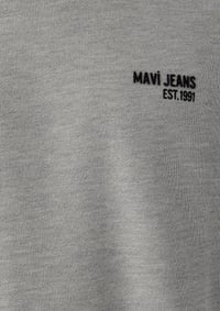 Mavi MAVİ JEANS SWEATSHIRT Açık Gri Melanj Gri Erkek Sweatshirt M0S10677-80196
