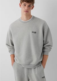 Mavi MAVİ JEANS SWEATSHIRT Açık Gri Melanj Gri Erkek Sweatshirt M0S10677-80196