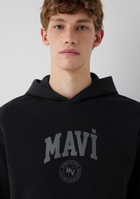 Mavi MAVİ KAPÜŞONLU SWEATSHİRT Siyah Siyah Erkek Sweatshirt M0S10646-900