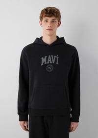 Mavi MAVİ KAPÜŞONLU SWEATSHİRT Siyah Siyah Erkek Sweatshirt M0S10646-900