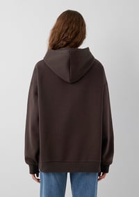 Mavi MAVI LOGO KAPÜSONLU SWEATSHIRT Black Coffe Kahverengi Kadın Sweatshirt M1600361-70240