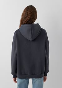 Mavi MAVI LOGO KAPÜSONLU SWEATSHIRT Kuzgun Antrasit Kadın Sweatshirt M1600361-70499
