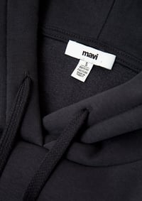 Mavi MAVI LOGO KAPÜSONLU SWEATSHIRT Kuzgun Antrasit Kadın Sweatshirt M1600361-70499