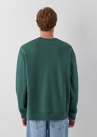 Mavi MAVİ LOGO SWEATSHİRT Derin Orman Yeşili Yeşil Erkek Sweatshirt M0S10659-71580
