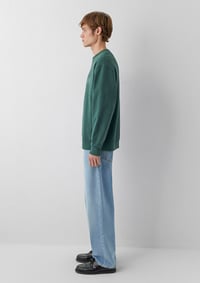 Mavi MAVİ LOGO SWEATSHİRT Derin Orman Yeşili Yeşil Erkek Sweatshirt M0S10659-71580
