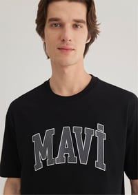 Mavi MAVİ LOGO TİŞÖRT Siyah Siyah Erkek T-Shirt M0611711-900