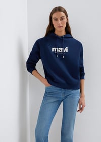 Mavi MAVİ SWEATSHIRT Koyu Lacivert Lacivert Kadın Sweatshirt M168334-70488