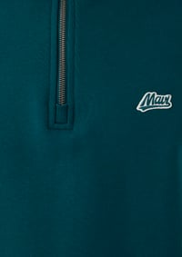 Mavi MAVİ YARIM FERMUARLI SWEATSHIRT Dark Sea Yeşil Erkek Sweatshirt M0S10613-90366
