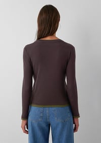 Mavi MODELLİ PENYE Black Coffee Kahverengi Kadın T-Shirt M1614184-70240