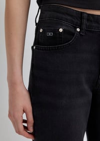 Mavi NEW YORK Smoke Classic Denim Siyah Kadın Kot Pantolon M101441-A3765