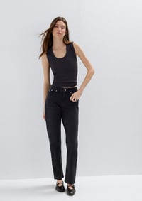 Mavi NEW YORK Smoke Classic Denim Siyah Kadın Kot Pantolon M101441-A3765