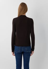 Mavi POLO YAKA KAZAK Çikolata Turta Kahverengi Kadın Kazak M1710712-88615