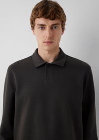 Mavi POLO YAKA SWEATSHIRT Espresso Kahverengi Erkek Sweatshirt M0S10631-90892
