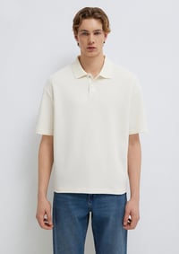 Mavi POLO YAKA TİŞÖRT Vanilya Beyaz Beyaz Erkek T-Shirt M0613177-70056
