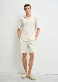 Mavi SAMOS Off White Denim Kırık Beyaz Erkek Şort M0410093-90390