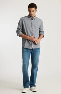 Mavi UZUN KOL GÖMLEK Grey indigo Gri Erkek Gömlek M0211765-89892