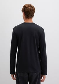 Mavi UZUN KOL PENYE Siyah Siyah Erkek T-Shirt M062477-27062