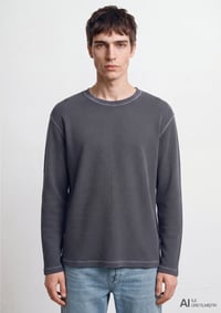 Mavi UZUN KOL PENYE Turbulence Antrasit Erkek T-Shirt M0620048-80776