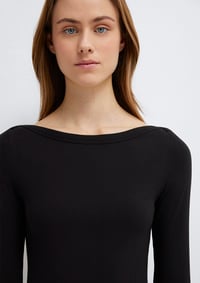 Mavi UZUN KOLLU BASIC Siyah Siyah Kadın T-Shirt M1613622-900