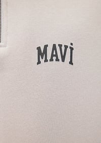 Mavi YARIM FERMUARLI SWEATSHIRT Açık Gri Gri Erkek Sweatshirt M0S10208-70074