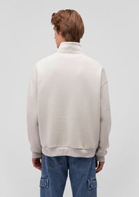 Mavi YARIM FERMUARLI SWEATSHIRT Açık Gri Gri Erkek Sweatshirt M0S10208-70074