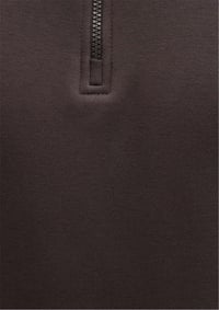 Mavi YARIM FERMUARLI SWEATSHIRT After Dark Kahverengi Erkek Sweatshirt M0S10278-70219