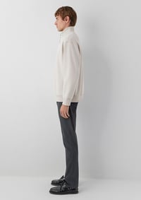 Mavi YARIM FERMUARLI SWEATSHIRT Ay Taşı Beji Bej Erkek Sweatshirt M0S10278-70144