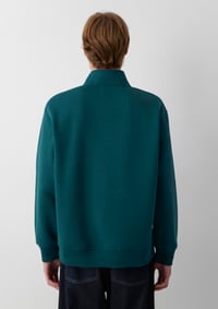 Mavi YARIM FERMUARLI SWEATSHIRT Dark Sea Yeşil Erkek Sweatshirt M0S20105-90366