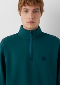 Mavi YARIM FERMUARLI SWEATSHIRT Dark Sea Yeşil Erkek Sweatshirt M0S20105-90366