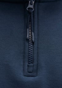 Mavi YARIM FERMUARLI SWEATSHIRT Gece Lacivert Lacivert Erkek Sweatshirt M0S10278-70490