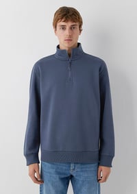 Mavi YARIM FERMUARLI SWEATSHIRT Ombre Mavi Lacivert Erkek Sweatshirt M0S10278-70759