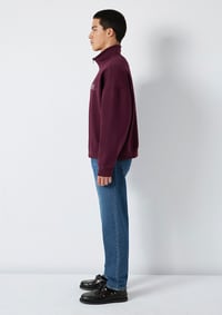 Mavi YARIM FERMUARLI SWEATSHIRT Şarap Bordo Bordo Erkek Sweatshirt M0S10208-70434
