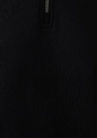 Mavi YARIM FERMUARLI SWEATSHIRT Siyah Siyah Erkek Sweatshirt M0S20027-900