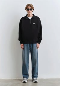 Mavi YARIM FERMUARLI SWEATSHIRT Siyah Siyah Erkek Sweatshirt M0S10208-900
