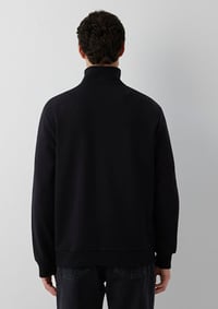 Mavi YARIM FERMUARLI SWEATSHIRT Siyah Siyah Erkek Sweatshirt M0S20027-900