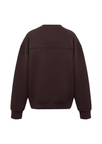 Mavi YUVARLAK YAKA BASIC SWEATSHIRT Black Coffe Kahverengi Kadın Sweatshirt M1S10576-70240