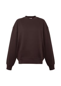 Mavi YUVARLAK YAKA BASIC SWEATSHIRT Black Coffe Kahverengi Kadın Sweatshirt M1S10576-70240