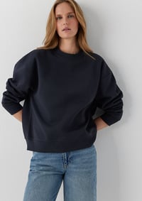 Mavi YUVARLAK YAKA BASIC SWEATSHIRT Kuzgun Lacivert Kadın Sweatshirt M1S10576-70499