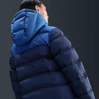 Nike K NSW TF ADP PUFFER COLORBLOCK Lacivert Kız Çocuk Mont IB6164-410