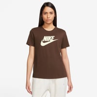 Nike Nike Sportswear Essentials Logo T-Shirt Kahverengi Kadın T-Shirt DX7906-260