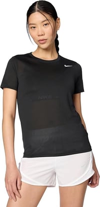 Nike W NK DF RLGD SS TEE Siyah Kadın T-Shirt DX0687-010