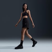 Nike W NK SWSH MED SPT BRA Siyah Kadın Sporcu Sütyeni (Bra) DX6821-010