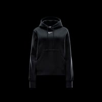 Nike W NSW PHNX FLC STD PO HOODIE Siyah Kadın Sweatshirt HF6839-010