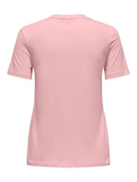 Only ONLFOODIE REG S/S TOP BOX JRS Pembe Kadın T-Shirt 15316728