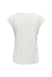 Only ONLFREE LIFE STRUC. S/S MODALTOP JRS Beyaz Kadın T-Shirt 15319446