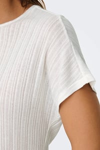 Only ONLIRINA S/S O-NECK TOP JRS NOOS Beyaz Kadın T-Shirt 15349079