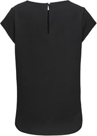 Only ONLNOVA LIFE LUX  S/S TOP SOLID Siyah Kadın T-Shirt 15222170