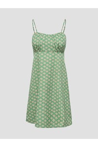 Only ONLNOVA LIFE VIS ALEXIS DRESS WVN Yeşil Kadın Elbise 15342698