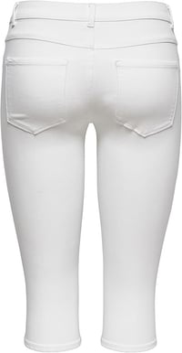 Only ONLRAIN LIFE REG SK KNICKERS DNM NOOS Beyaz Kadın Şort 15136463